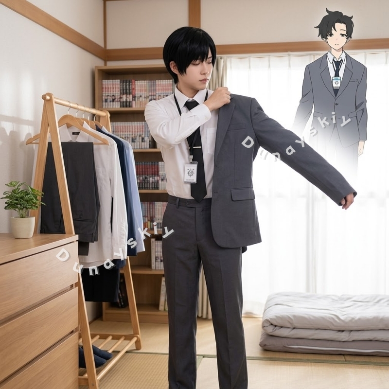 Cosplay Prop Business - Lehrer Sensei Cosplay Kostüm Business-Anzug Komplettset
