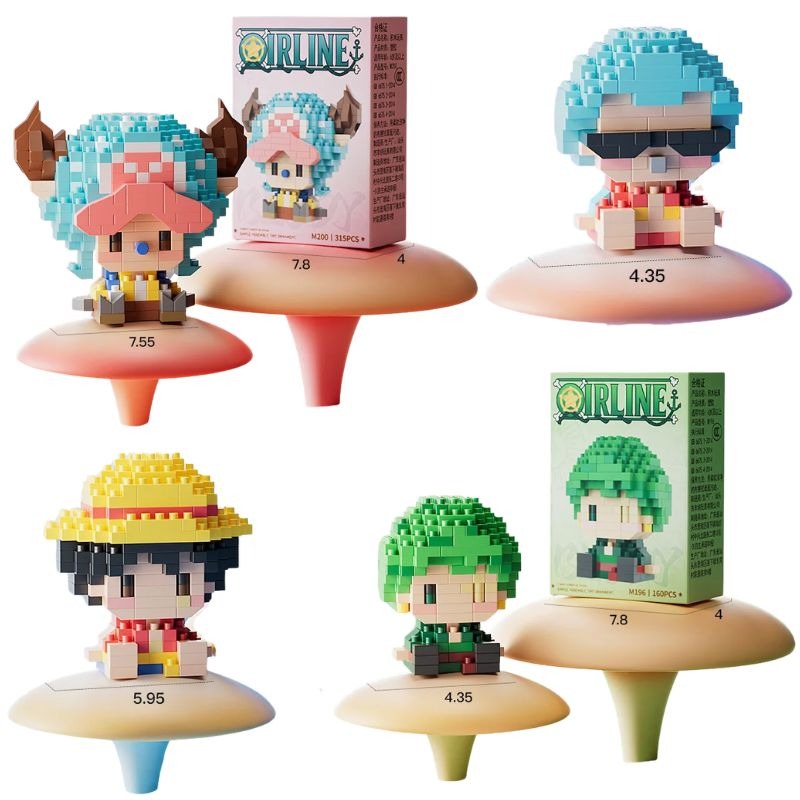 Cosplay Prop Building - Anime-Bausteine One Piece Luffy Nami Usopp