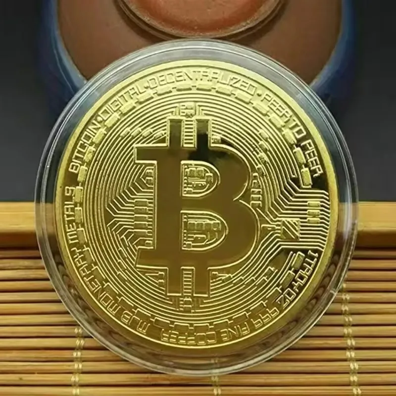 Cosplay Prop Business - Einzigartige Bitcoin-Gedenkmünzen, das perfekte Geschäftsgeschenk für