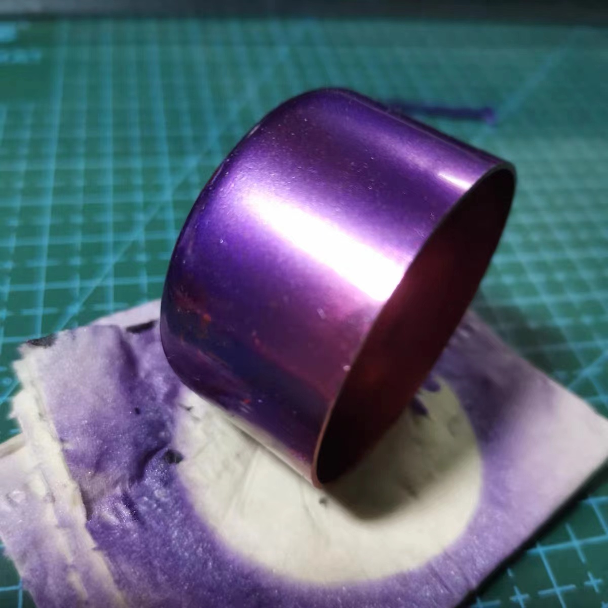 Metallic Spray Paint - Galvanik Lila Farbe Pigment Galvani Farbe