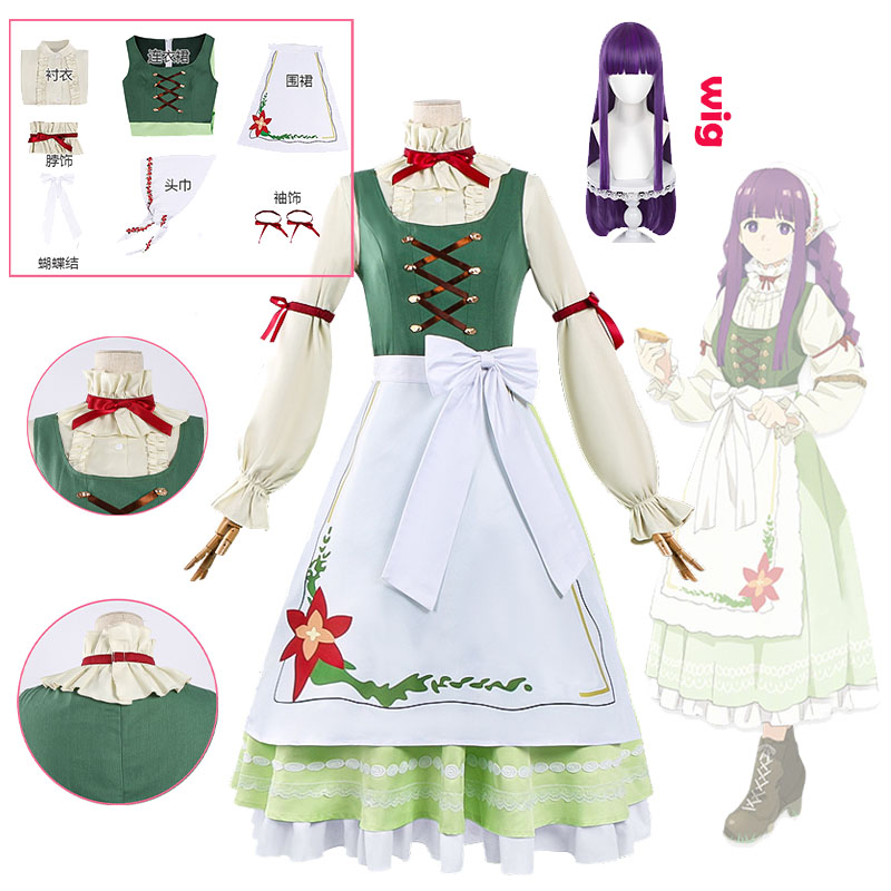 Frieren Cosplay Prop - Anime Fern Cosplay Outfit Frieren Anime-Charaktere