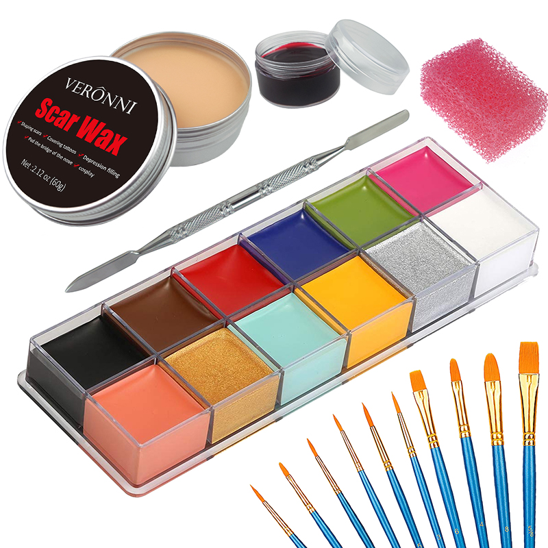 Body Paint Sfx - SFX Make-up-Set, 12-farbig, Gesichts- und Körperbemalung,