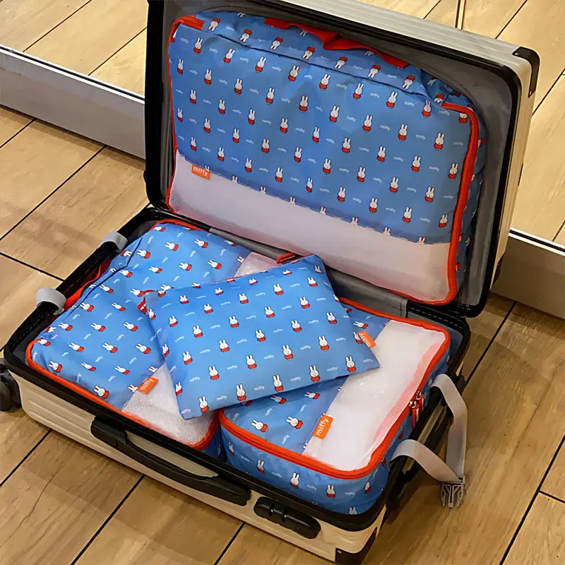 Cosplay Prop Business - Kawaii Miffy Niedliche Bedruckte Aufbewahrungstasche Vierteiliges