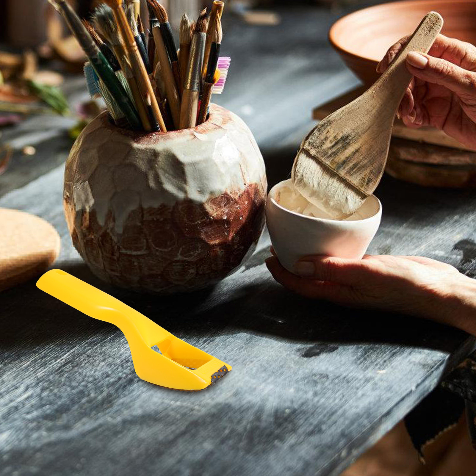 Foam Clay Sculpt - Töpferwerkzeug, Ton-Handformer, Multifunktionales Modellierwerkzeug für Töpferei,