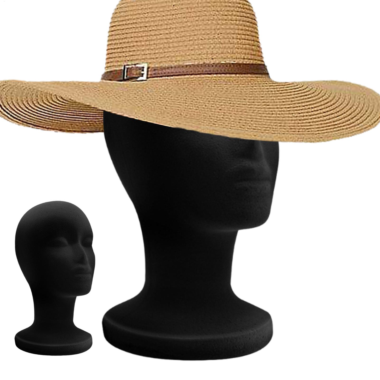 Cosplay Prop Foam - Mannequin Kopf Schaum Schwarz Samt Mannequin