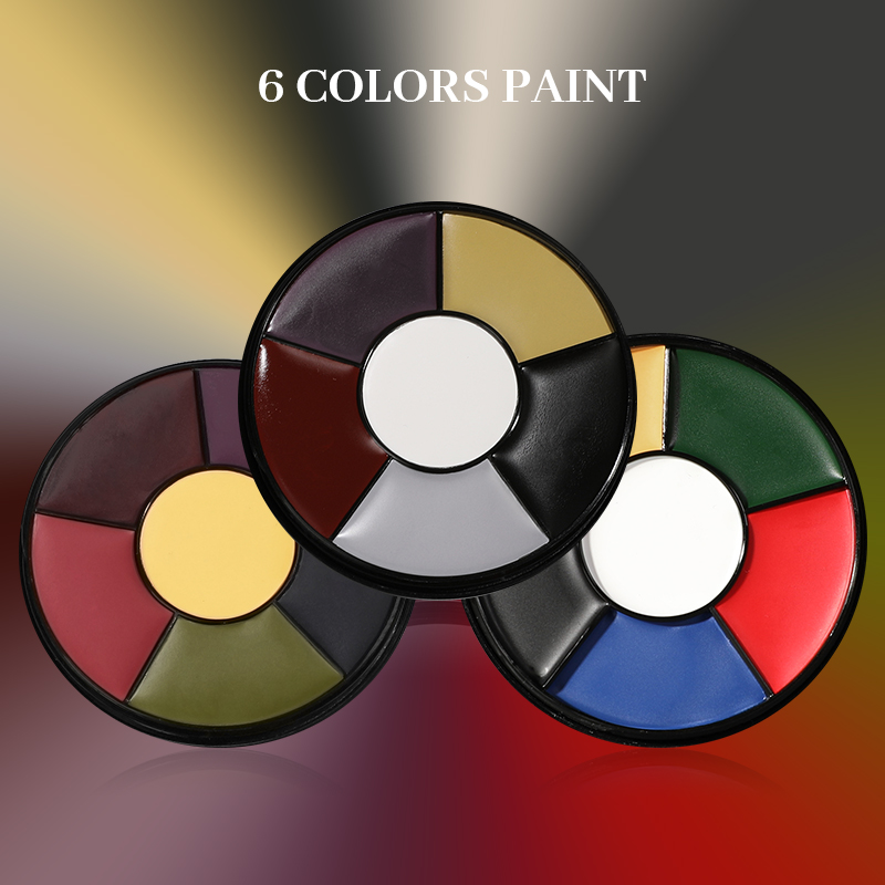 Body Paint Sfx - 6-Farben-Bluterguss-Rad Spezialeffekte SFX Zombie-Make-up Gesichts- und