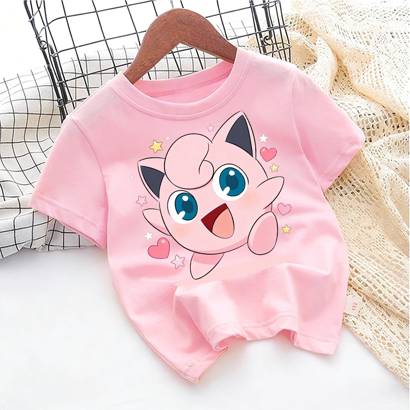 Pokeball Cosplay Prop - 2026 Sommer Pokemon Jigglypuff Print T-Shirt,