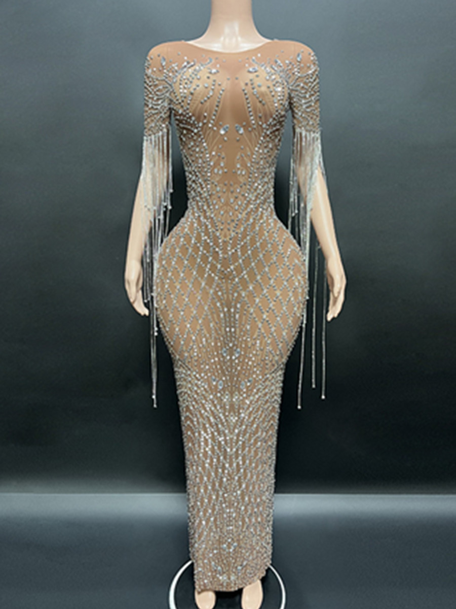 Briar Cosplay Prop - Luxus Kristall Meerjungfrau Abendkleid für Frauen