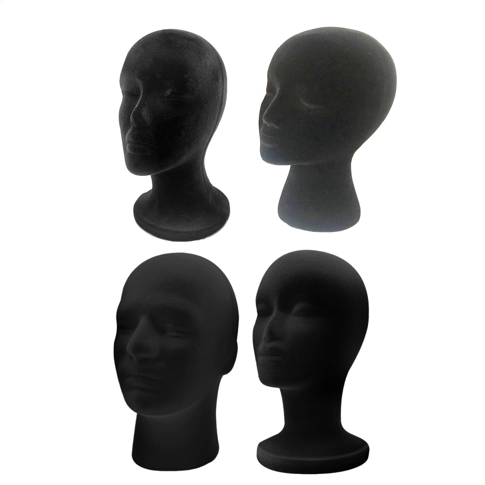 Cosplay Prop Foam - Schwarz Mannequin Kopf Schaum Samt Mannequin