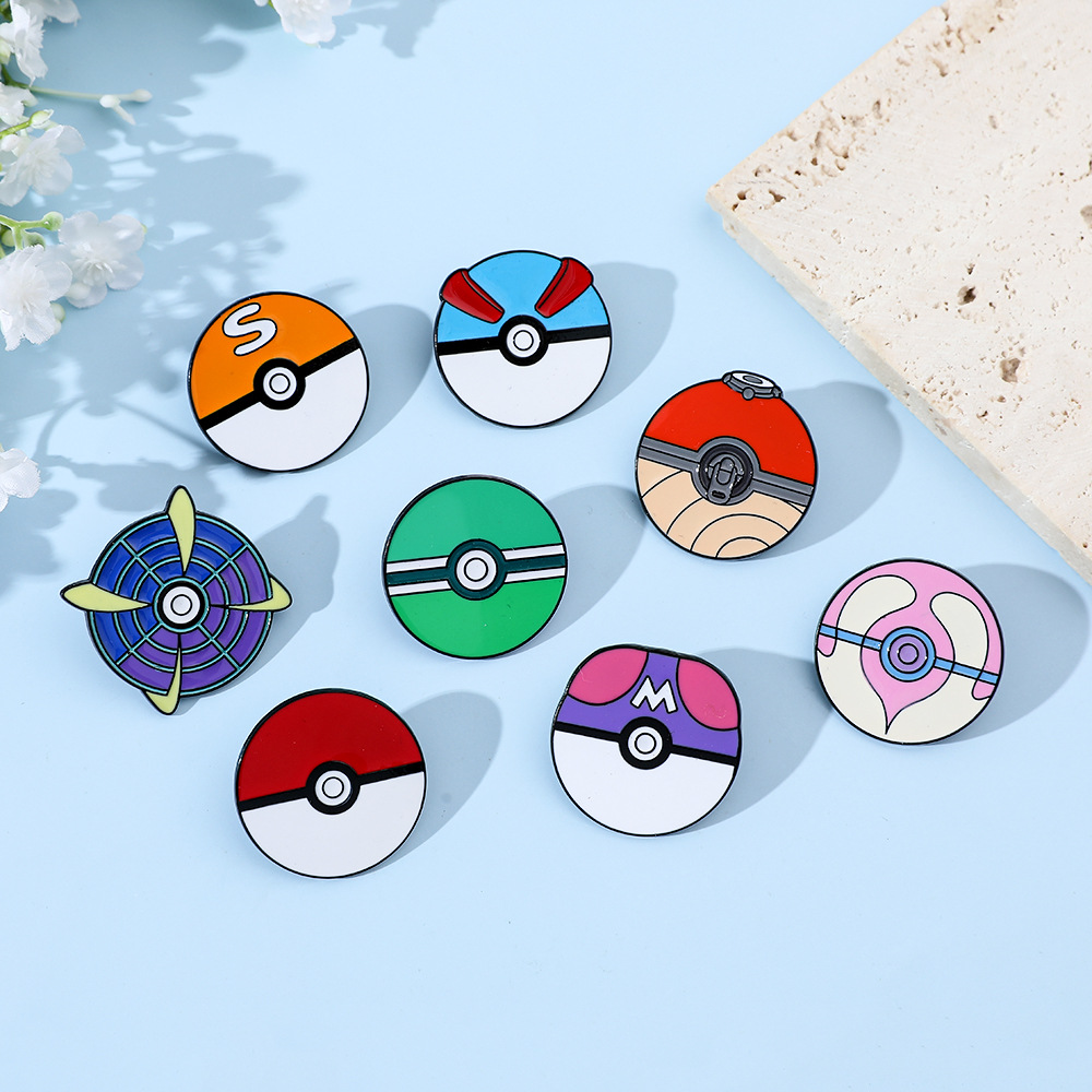 Anime Ball Cartoon Emaille-Pin – Pokeball Cosplay Prop Bewertung und Preis