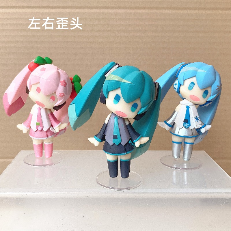 10CM Anime-Figur Hatsune Miku  – Cosplay Prop Building Bewertung und Preis