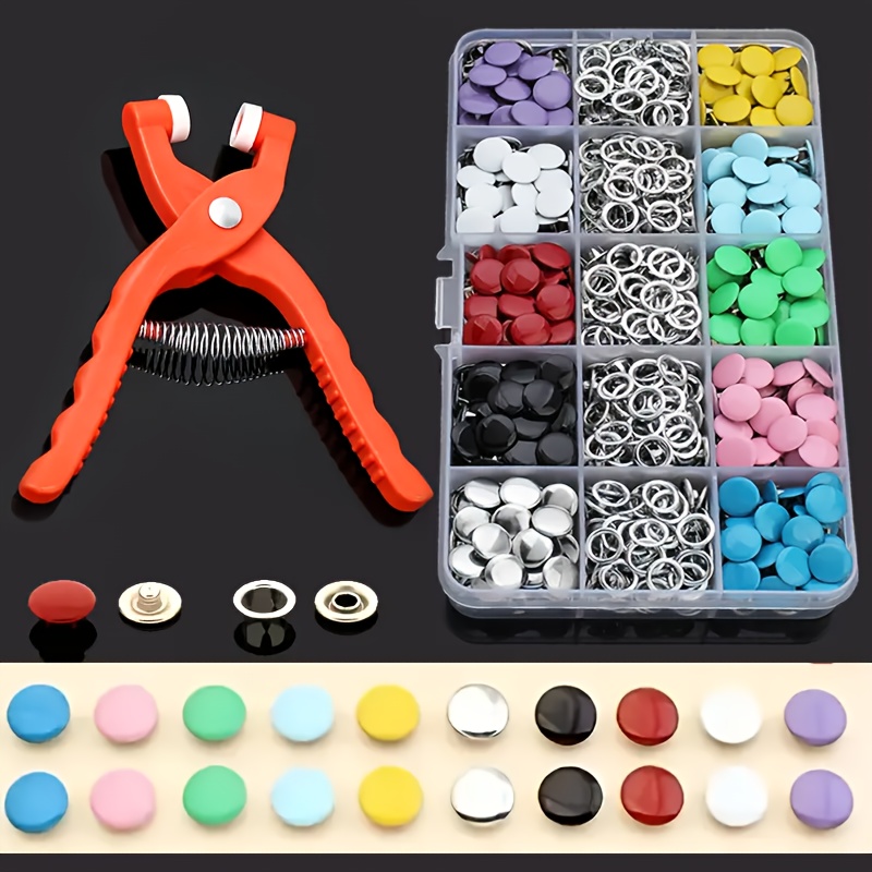 100 Stück Bunte Metall-Nähknöp – Snap Fastener Set Bewertung und Preis