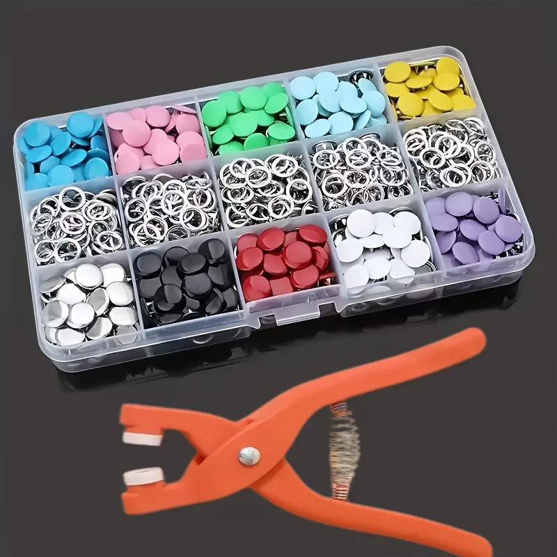 100 Stück Bunte Metall-Nähknöp – Snap Fastener Set Bewertung und Preis