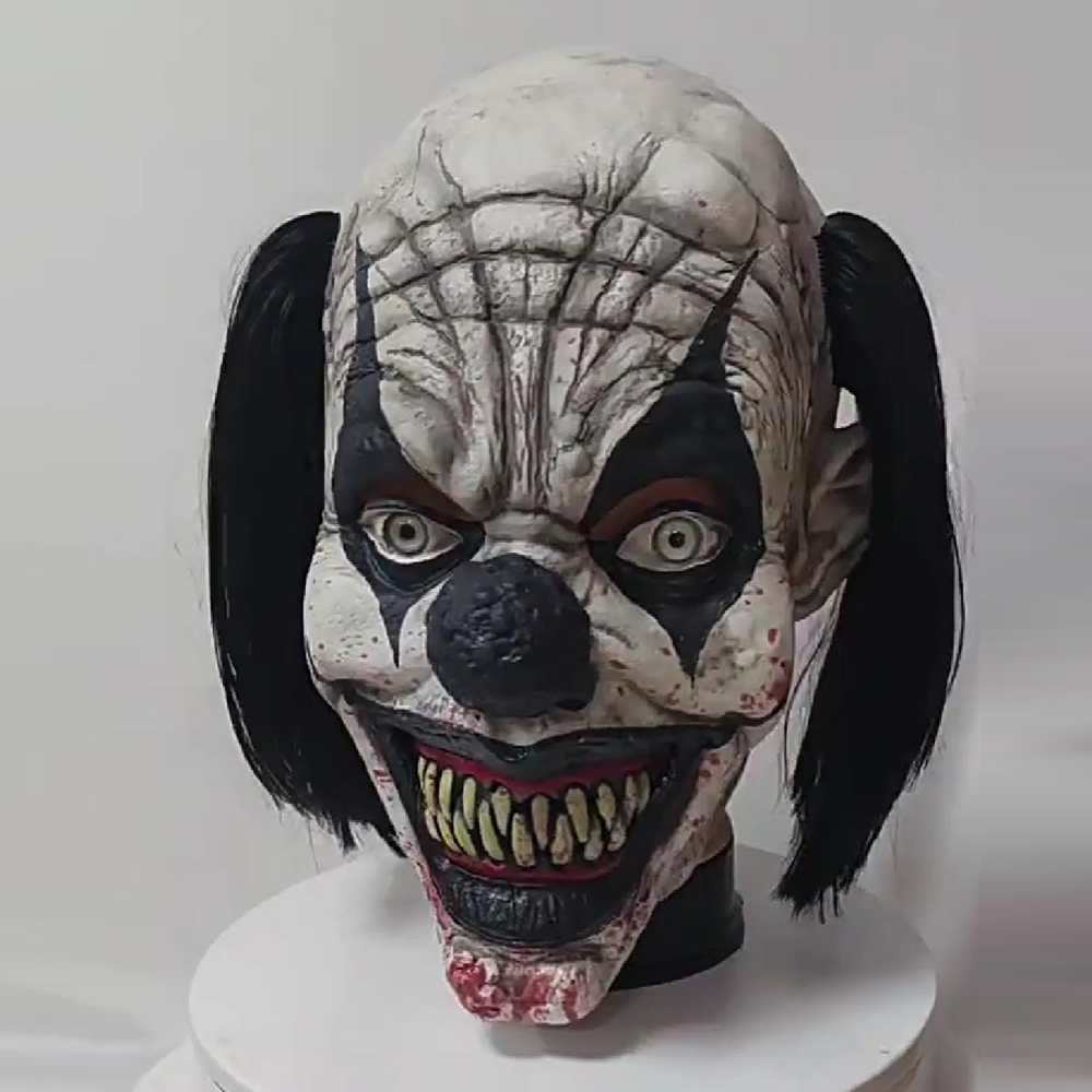 Gruseliges Lächeln Clown Maske – Briar Cosplay Prop Bewertung und Preis