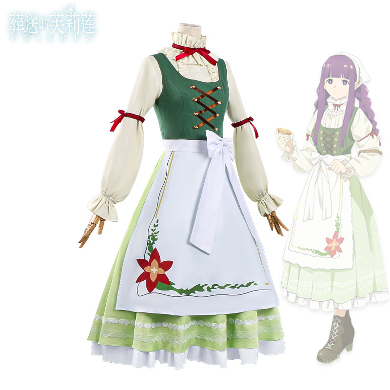 Anime Fern Cosplay Outfit Frie – Frieren Cosplay Prop Bewertung und Preis