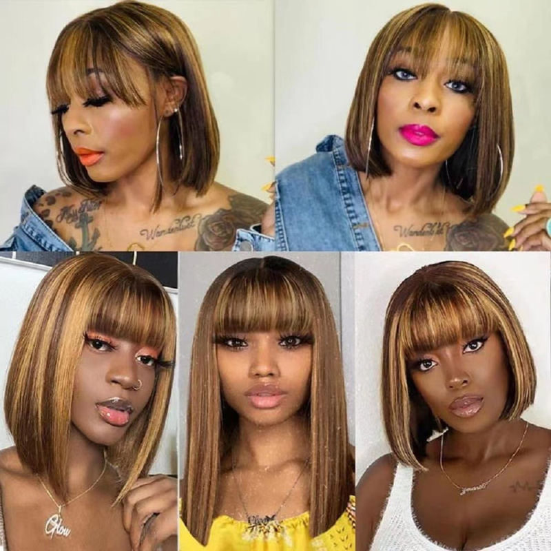 Damen-Short-Haarschnitt mit Lu – Wig Fiber Net Bewertung und Preis