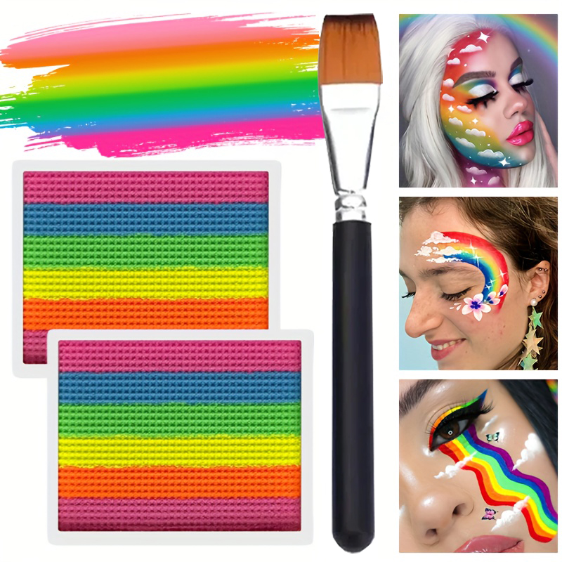 Regenbogen-Gesichts- und Körpe – Body Paint Sfx Bewertung und Preis