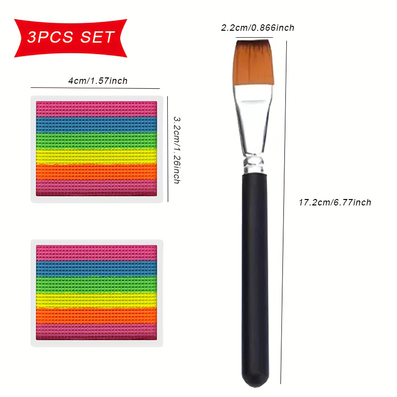 Regenbogen-Gesichts- und Körpe – Body Paint Sfx Bewertung und Preis