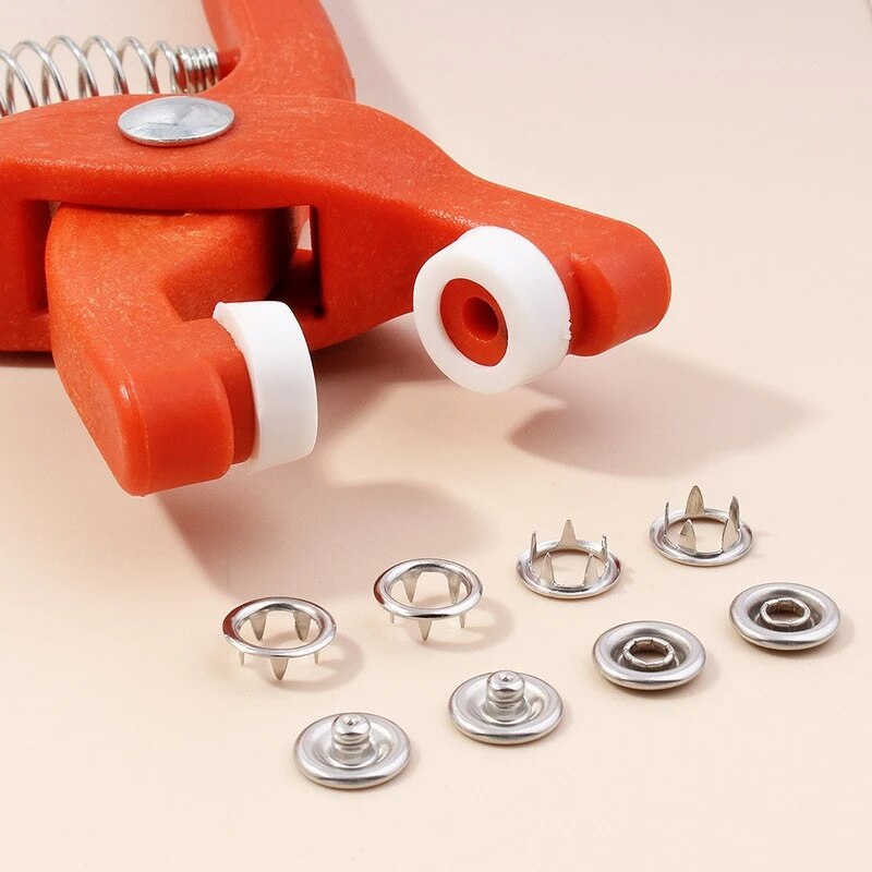 50 Sets 9,5 MM Fünf Backen Sch – Snap Fastener Set Bewertung und Preis