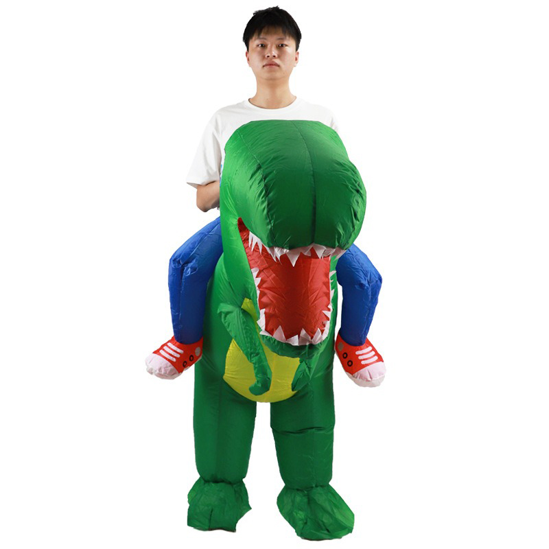Aufblasbares Dinosaurier-Reitk – Cosplay Prop Business Bewertung und Preis