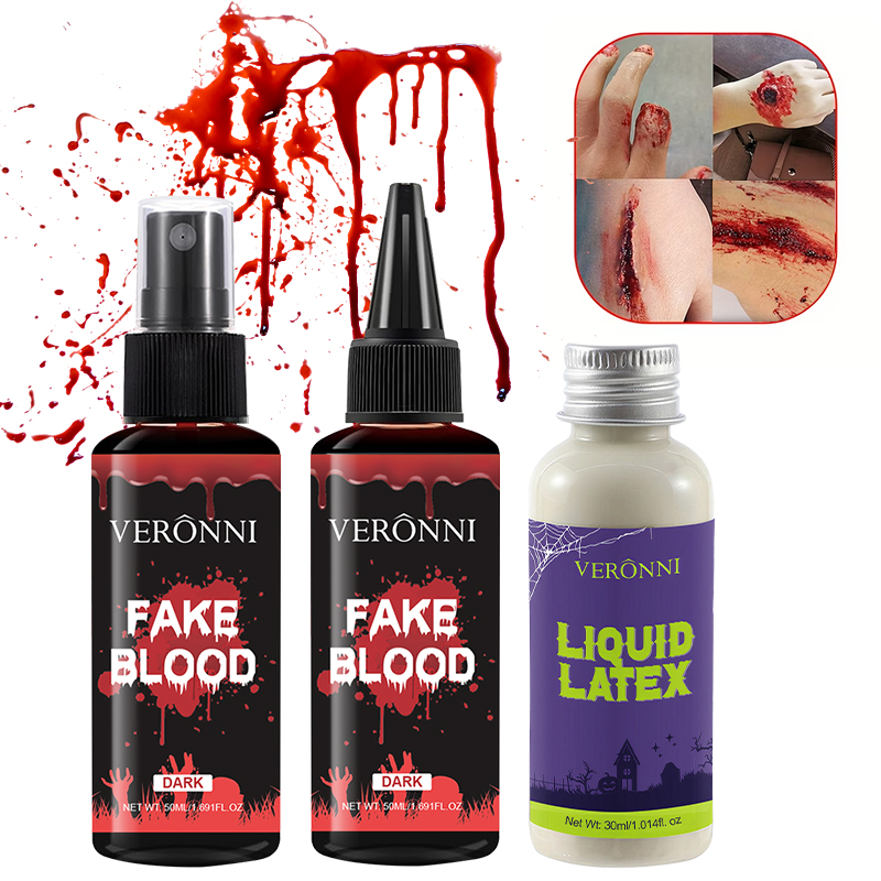 Halloween 50ml Fake-Blut-Spray – Body Paint Sfx Bewertung und Preis
