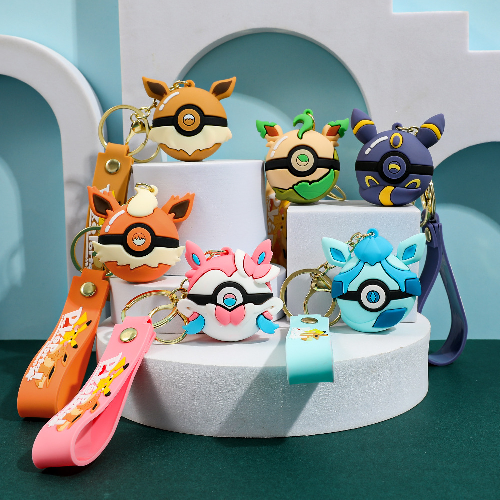 Cartoon Pokemon Pokeball Schlü – Pokeball Cosplay Prop Bewertung und Preis
