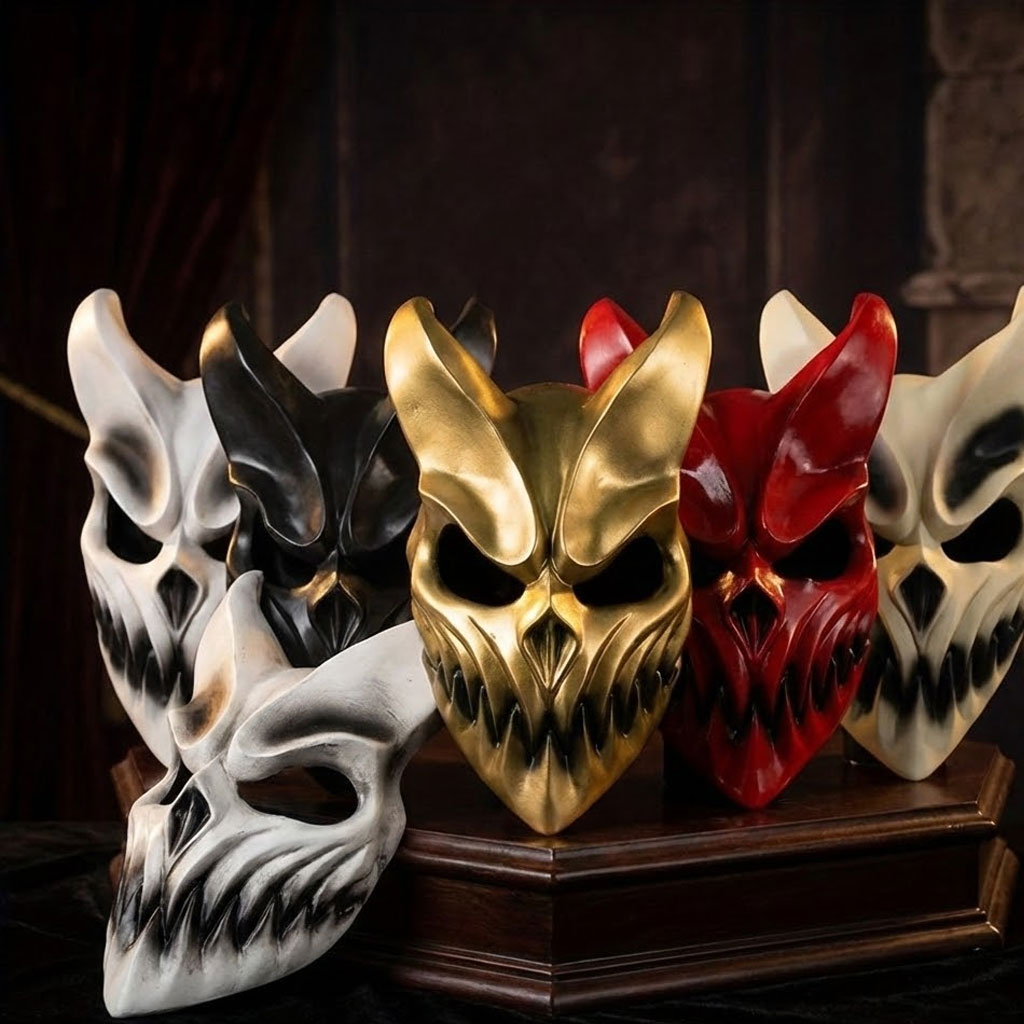 PVC-Maske mit beweglichem Mund – Cosplay Prop Foam Bewertung und Preis