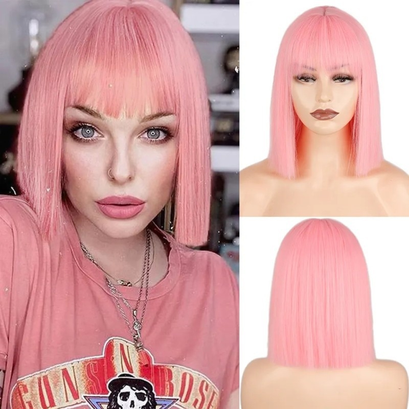 Gerade Damenperücke mit Air-Ba – Wig Fiber Net Bewertung und Preis