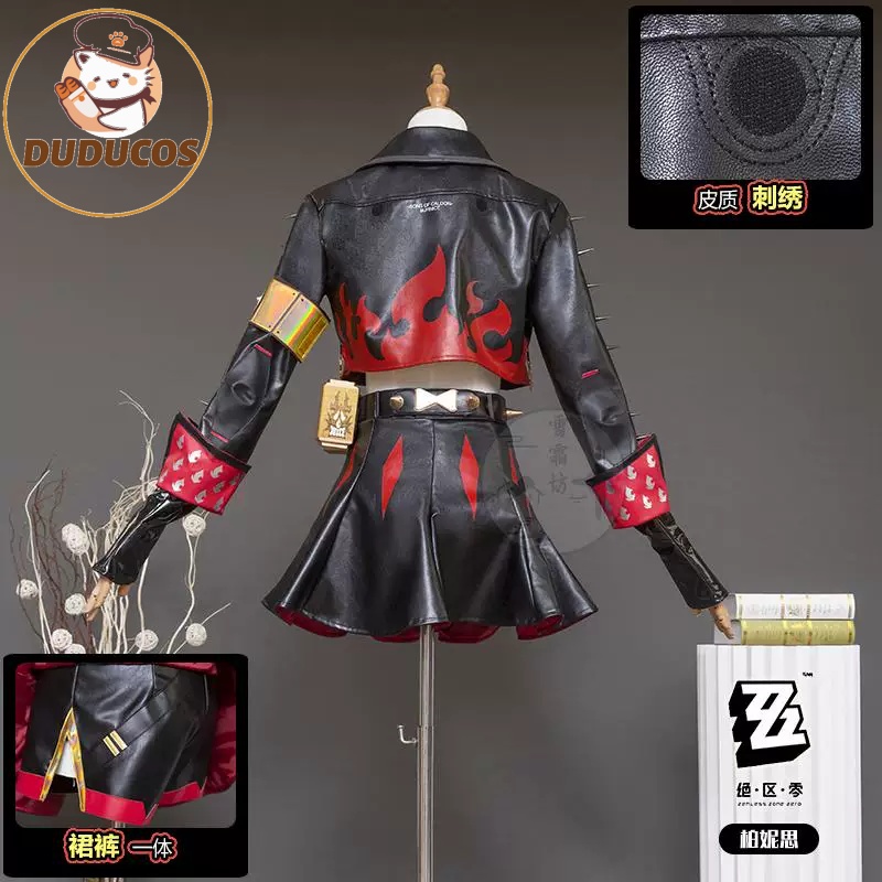 Burnice Weiße Cosplay-Perücke, – Burnice Cosplay Prop Bewertung und Preis