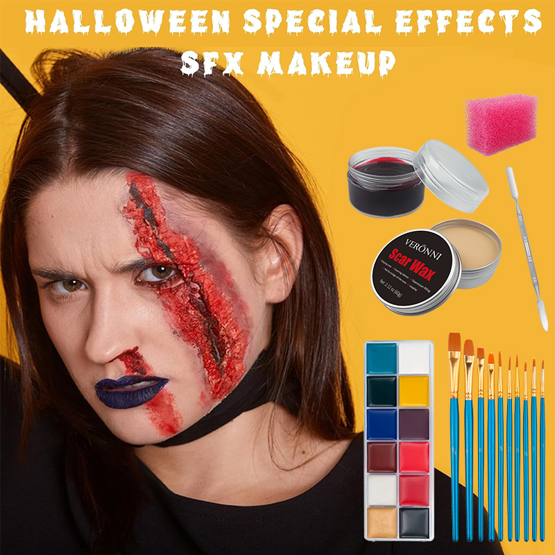 SFX Make-up-Set, 12 Farben Ges – Body Paint Sfx Bewertung und Preis