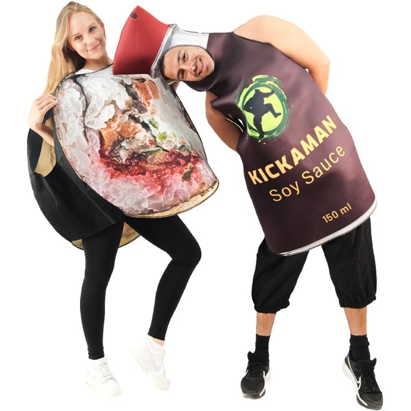 2-teiliges Set Sushi Sojasoße  – Cosplay Prop Business Bewertung und Preis